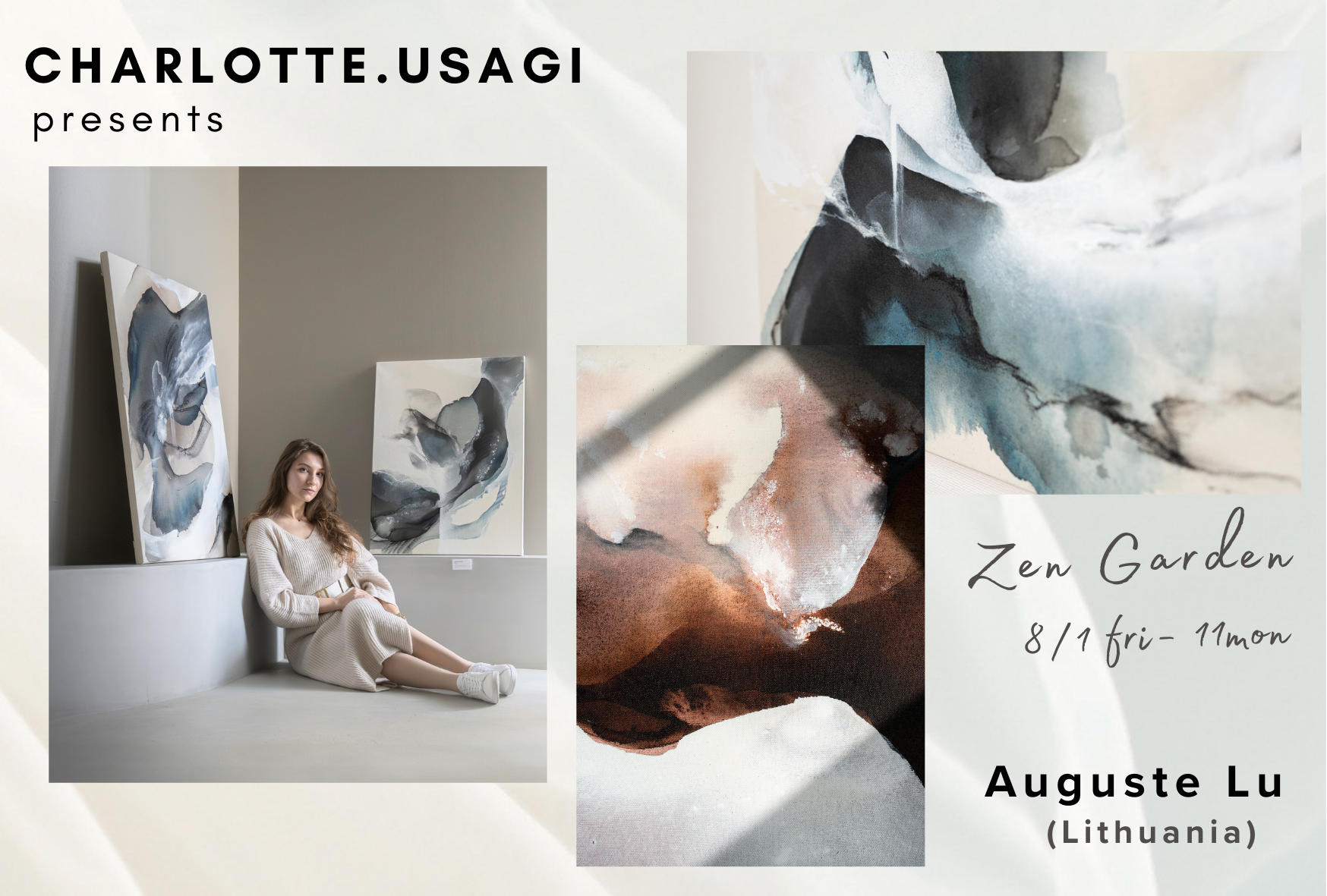 AUGUSTE LU Art Exhibition "ZEN garden"
