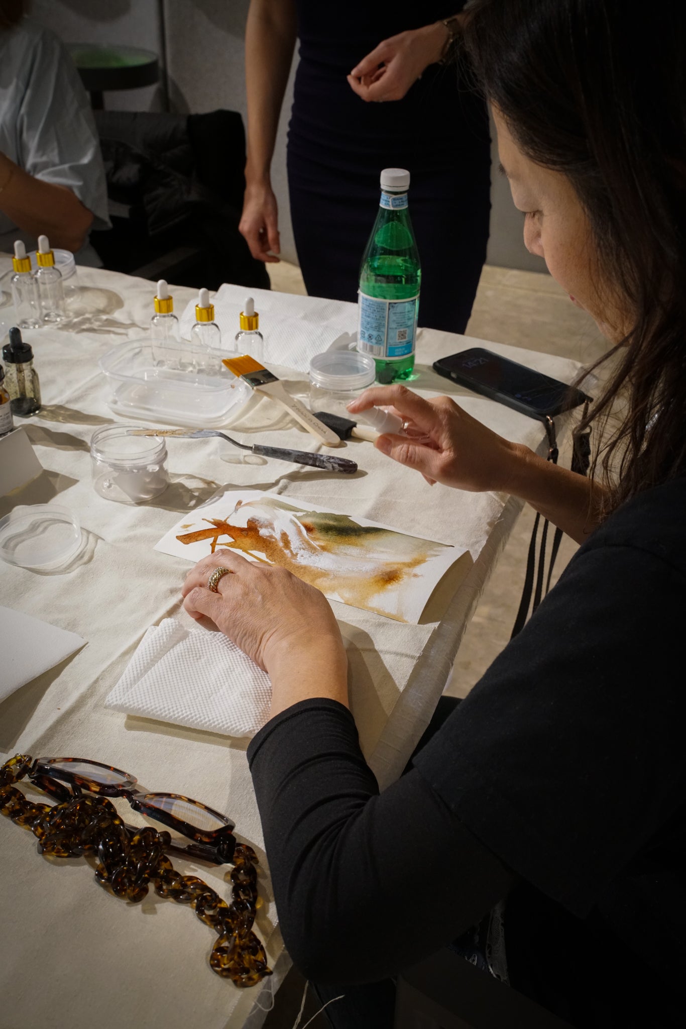 One-Day Abstract Art on Japanese Scrolls Workshop